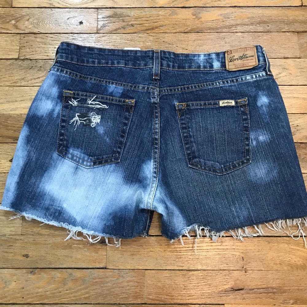 Vintage Distressed Levis Festival Shorts